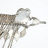 Ersari Head dress silver and white metal 47 x 9 cm - The Nomads Tent